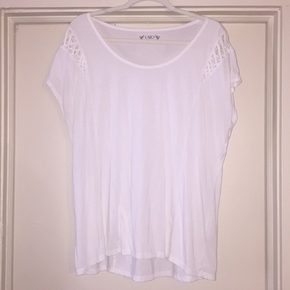 CATO cap-sleeve top